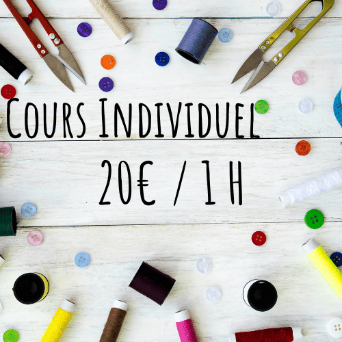 cours couture individuel 1 h